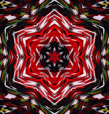 Soyut kaleydoskop arkaplanı. Çoklu renkli kaleydoskop dokusu.