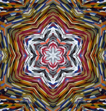 Soyut kaleydoskop arkaplanı. Çoklu renkli kaleydoskop dokusu.