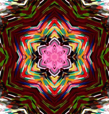 Soyut kaleydoskop arkaplanı. Çoklu renkli kaleydoskop dokusu.