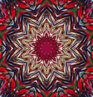 Soyut kaleydoskop arkaplanı. Çoklu renkli kaleydoskop dokusu.