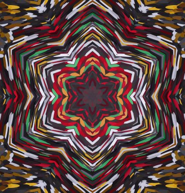 Soyut kaleydoskop arkaplanı. Çoklu renkli kaleydoskop dokusu.