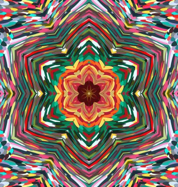 Soyut kaleydoskop arkaplanı. Çoklu renkli kaleydoskop dokusu.