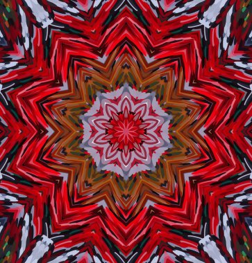 Soyut kaleydoskop arkaplanı. Çoklu renkli kaleydoskop dokusu.