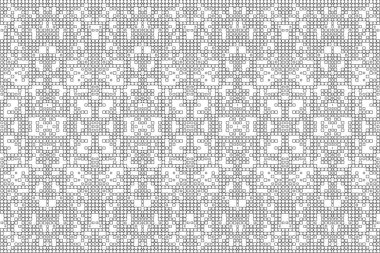 Soyut arkaplan. Monokrom dokusu. Beyaz arkaplanda siyah beyaz çizgiler.