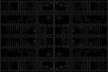 Soyut arkaplan. Monokrom dokusu. Beyaz arkaplanda siyah beyaz çizgiler.