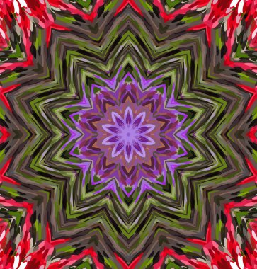 Soyut kaleydoskop arkaplanı. Çoklu renkli kaleydoskop dokusu.