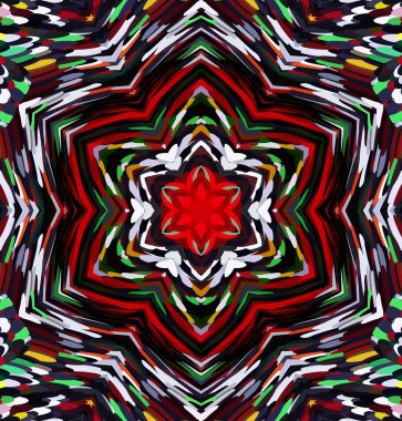 Soyut kaleydoskop arkaplanı. Çoklu renkli kaleydoskop dokusu.