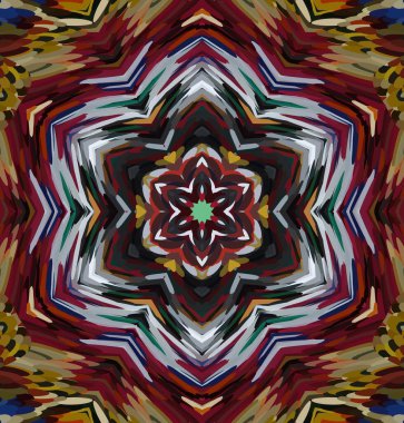 Soyut kaleydoskop arkaplanı. Çoklu renkli kaleydoskop dokusu.