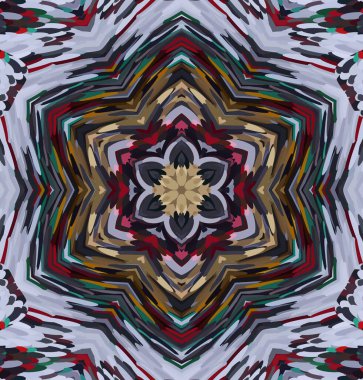 Soyut kaleydoskop arkaplanı. Çoklu renkli kaleydoskop dokusu.