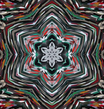 Soyut kaleydoskop arkaplanı. Çoklu renkli kaleydoskop dokusu.