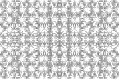 Soyut arkaplan. Monokrom dokusu. Beyaz arkaplanda siyah beyaz çizgiler.