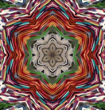 Soyut kaleydoskop arkaplanı. Çoklu renkli kaleydoskop dokusu.