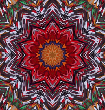 Soyut kaleydoskop arkaplanı. Çoklu renkli kaleydoskop dokusu.