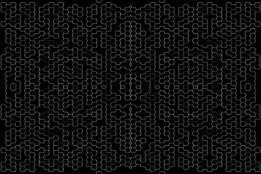 Soyut arkaplan. Monokrom dokusu. Beyaz arkaplanda siyah beyaz çizgiler.