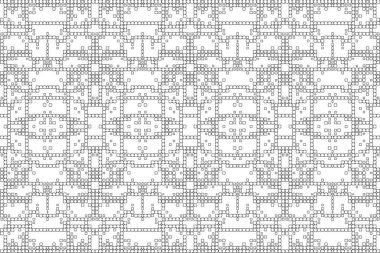 Soyut arkaplan. Monokrom dokusu. Beyaz arkaplanda siyah beyaz çizgiler.