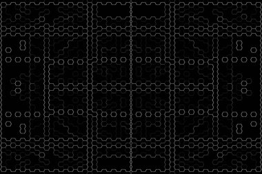 Soyut arkaplan. Monokrom dokusu. Beyaz arkaplanda siyah beyaz çizgiler.