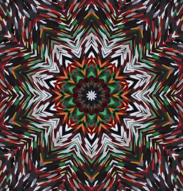 Soyut kaleydoskop arkaplanı. Çoklu renkli kaleydoskop dokusu.