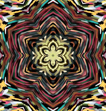 Soyut kaleydoskop arkaplanı. Çoklu renkli kaleydoskop dokusu.