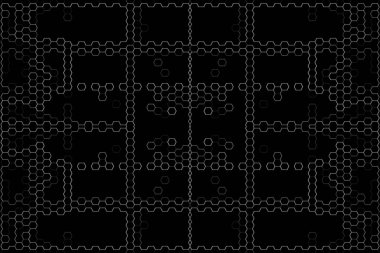 Soyut arkaplan. Monokrom dokusu. Beyaz arkaplanda siyah beyaz çizgiler.