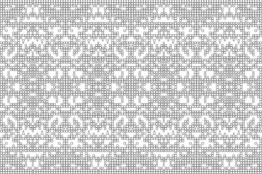 Soyut arkaplan. Monokrom dokusu. Beyaz arkaplanda siyah beyaz çizgiler.