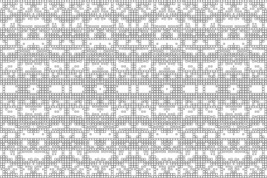 Soyut arkaplan. Monokrom dokusu. Beyaz arkaplanda siyah beyaz çizgiler.