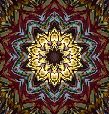 Soyut kaleydoskop arkaplanı. Çoklu renkli kaleydoskop dokusu.