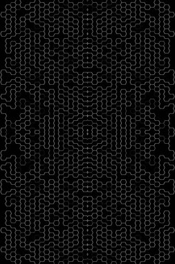 Soyut arkaplan. Monokrom dokusu. Beyaz arkaplanda siyah beyaz çizgiler.