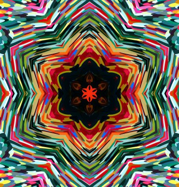 Soyut kaleydoskop arkaplanı. Çoklu renkli kaleydoskop dokusu.