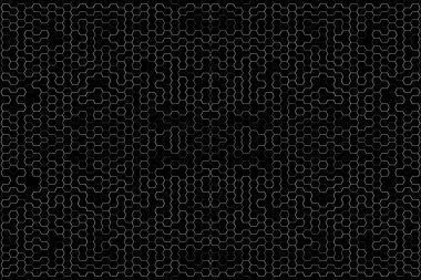 Soyut arkaplan. Monokrom dokusu. Beyaz arkaplanda siyah beyaz çizgiler.