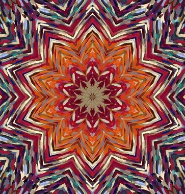 Soyut kaleydoskop arkaplanı. Çoklu renkli kaleydoskop dokusu.