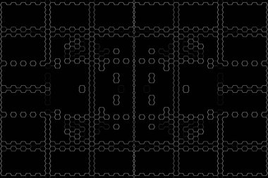 Soyut arkaplan. Monokrom dokusu. Beyaz arkaplanda siyah beyaz çizgiler.