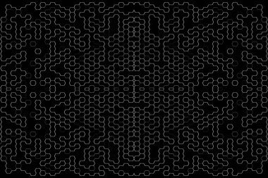 Soyut arkaplan. Monokrom dokusu. Beyaz arkaplanda siyah beyaz çizgiler.