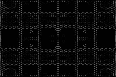 Soyut arkaplan. Monokrom dokusu. Beyaz arkaplanda siyah beyaz çizgiler.