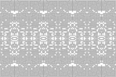 Soyut arkaplan. Monokrom dokusu. Beyaz arkaplanda siyah beyaz çizgiler.