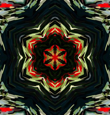 Soyut kaleydoskop arkaplanı. Çoklu renkli kaleydoskop dokusu.