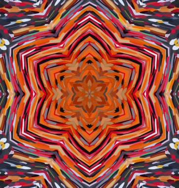 Soyut kaleydoskop arkaplanı. Çoklu renkli kaleydoskop dokusu.