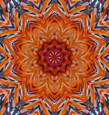 Soyut kaleydoskop arkaplanı. Çoklu renkli kaleydoskop dokusu.