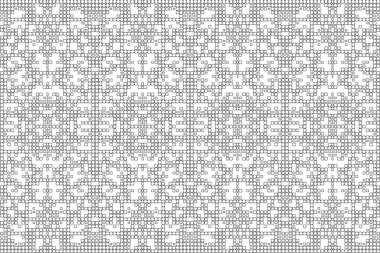 Soyut arkaplan. Monokrom dokusu. Beyaz arkaplanda siyah beyaz çizgiler.