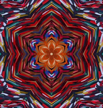 Soyut kaleydoskop arkaplanı. Çoklu renkli kaleydoskop dokusu.