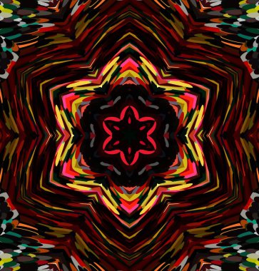 Soyut kaleydoskop arkaplanı. Çoklu renkli kaleydoskop dokusu.