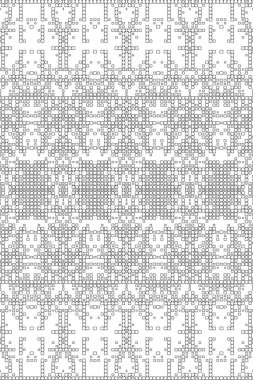 Soyut arkaplan. Monokrom dokusu. Beyaz arkaplanda siyah beyaz çizgiler.