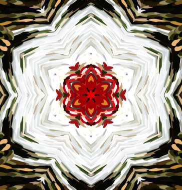 Soyut kaleydoskop arkaplanı. Çoklu renkli kaleydoskop dokusu.