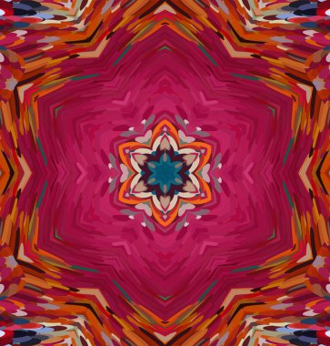 Soyut kaleydoskop arkaplanı. Çoklu renkli kaleydoskop dokusu.