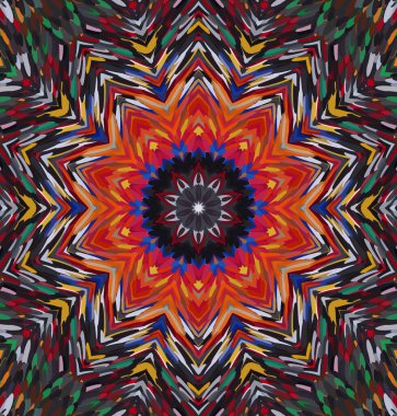 Soyut kaleydoskop arkaplanı. Çoklu renkli kaleydoskop dokusu.