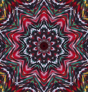 Soyut kaleydoskop arkaplanı. Çoklu renkli kaleydoskop dokusu.