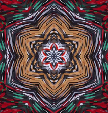 Soyut kaleydoskop arkaplanı. Çoklu renkli kaleydoskop dokusu.