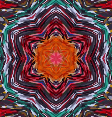 Soyut kaleydoskop arkaplanı. Çoklu renkli kaleydoskop dokusu.