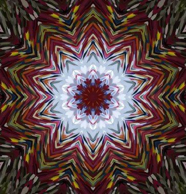 Soyut kaleydoskop arkaplanı. Çoklu renkli kaleydoskop dokusu.