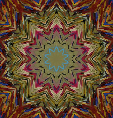 Soyut kaleydoskop arkaplanı. Çoklu renkli kaleydoskop dokusu.