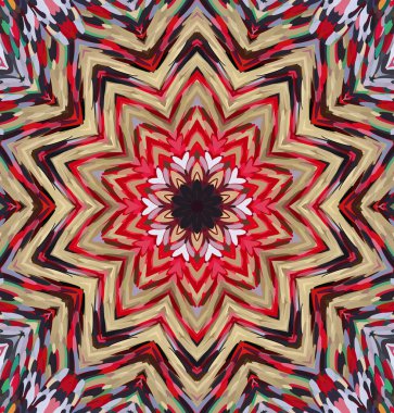 Soyut kaleydoskop arkaplanı. Çoklu renkli kaleydoskop dokusu.